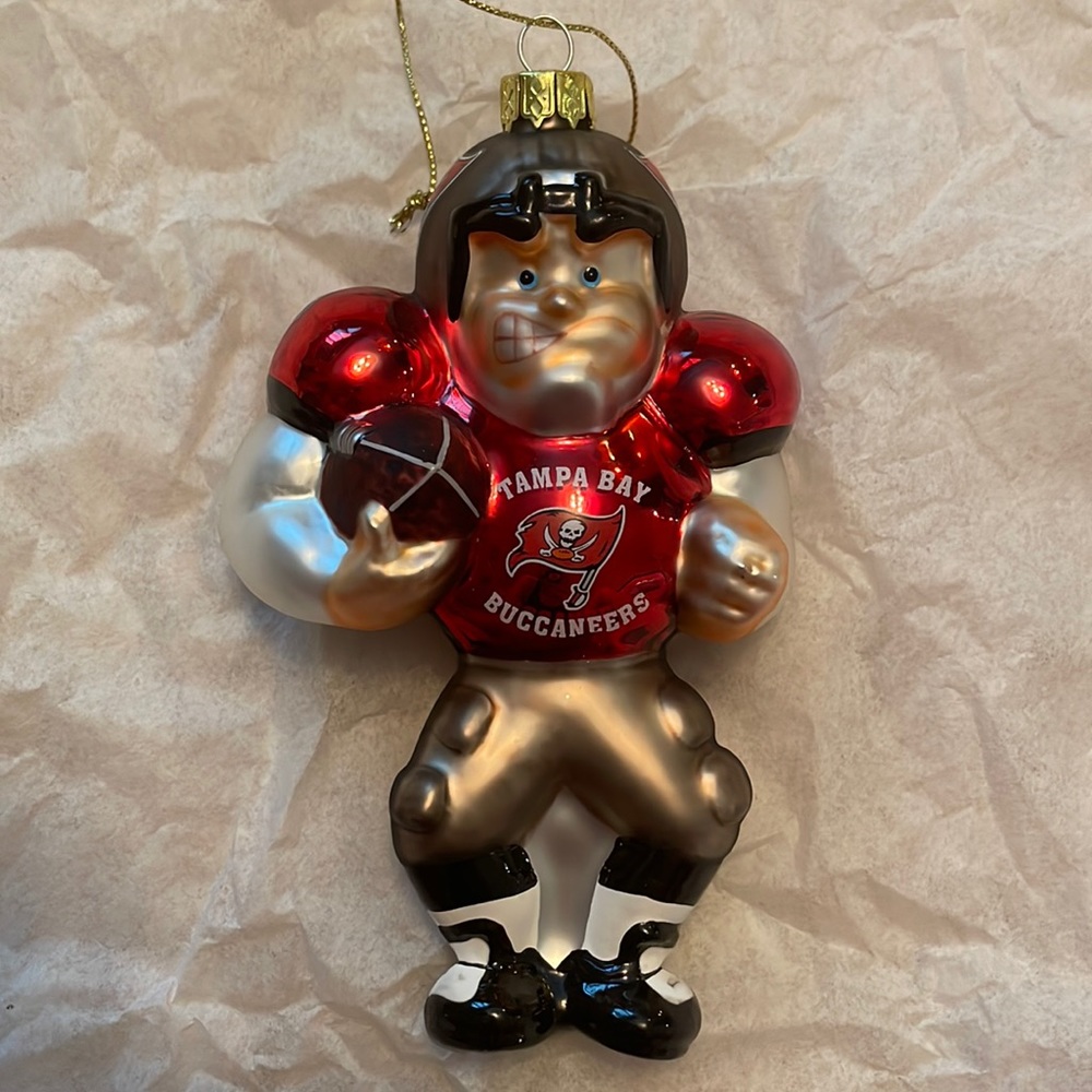 Tampa Bay Buccaneers Football Player Ornament